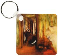 3dRose Photo Of 1873 Painting The Nurse By Edgar Degas - Key Chains, 2.25 x 4.5 inches, set of 4 (kc_100890_2)