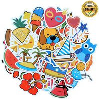 Stickers for Water Bottles,Aesthetic Laptop Stickers (50PCS) 100% Vinyl, Stylish and Beautiful, Cute Water Bottle Sticker, is The Best Gift for Children Or Friends.