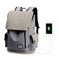 WindTook Laptop Backpack for Women and Men Travel Computer Bag School College Daypack with USB Charging Port Suits 15 Inch Notebook 2238-Medium Stone