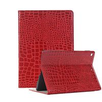 FuriGer Case for iPad Pro 10.5, Slim Lightweight Smart Shell Stand Cover with Hard Back Protector for Apple iPad Pro 10.5 Inch 2017 Released Tablet, Auto Wake/Sleep Function-Red