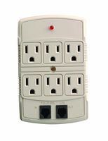 Coleman Cable 04630 6-Outlet Adapter with DSL/Phone Protection
