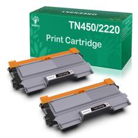 GREENSKY Compatible Toner Cartridges Replacement for Brother TN450 TN-450 TN420 TN-420 (Black, 2-Pack)