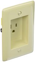 Bryant Electric RR151CHITR Electrical Receptacle, Outlet Ivory