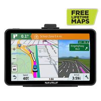 GPS Navigation for Trucks and Cars, 7 Inch 8GB HD Touch Screen Built-in 256MB GPS Navigation System,Voice Navigation for Car GPS,Navigator with Lifetime Map Update (Black) (Black)