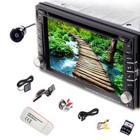 Video Pupug 2 Din Car VCD DVD Player 3G Internet Rear Camer.