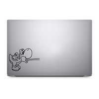 Bargain Max Decals - Yoshi - Apple MacBook Air/pro/Retina 13/15/17" (Black)
