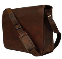 Skyland 20 Inch Leather Messenger Bag Shoulder Men Laptop Briefcase Vintage Satchel (Design6)