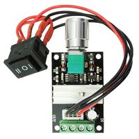 RioRand 6V 12V 24V 28V 3A 80W DC Motor Speed Controller PWM Speed Adjustable Reversible Switch 1203BB DC Motor Driver Reversing