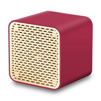Bluetooth Speakers, LFS Portable Wireless Speaker,Square Mini Speaker with 5W Loud Sound, Rich Bass, Built-in Speakerphone,TWS Supported,Compatible with iPhone Ipad Android Smartphone and More(Red)