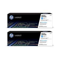 HP 202A | CF501A | Toner Cartridge | Cyan - 2 Pack