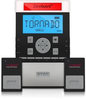 Eton ZoneGuard+ Weather Alert Clock Radio System with Wireless Alert Modules - Black, NZG200B