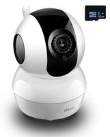 Mikeric IP WiFi Security Camera 1080P, Includes 32GB Micro SD-Camera with Motion Detection Night Vision 2-Way Audio for Home/Office/Baby/Nanny/Pet Monitor,Work with iOS/Android/Windows