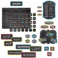 Creative Teaching Press French Calendar (Chalk) Bulletin Board Set (8457)