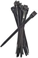 7.2" Low Profile Cable Ties - 100 Pack (Black)