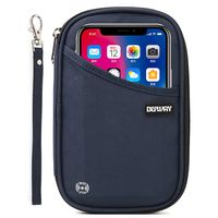 Travel Wallet RFID Blocking Document Organizer Bag, Family Passport Holder