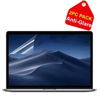 [2 Pack] Anti Glare Screen Protector for Apple MacBook Pro 15 inch Touch Bar 2016 2017 2018 2019 Release Model A1707 A1990
