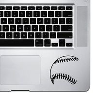 StickAny Palm Series Baseball Corner Sticker for MacBook Pro, Chromebook, and Laptops (Black)