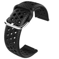 HALLEAST Bands Compatible Versa/Versa 2/ Versa Lite Edition/Versa Special Edition for Men, Women Breathable Sport Band, Soft TPU and Leather Combined Replacement Strap Waterproof, 23mm Width