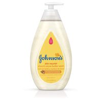 Johnson's Skin Nourishing Baby Wash with Shea & Cocoa Butter, Hypoallergenic & Tear Free Baby Wash, 27.1 fl. oz