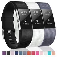 Humenn Bands Compatible with Fitbit Charge 2, 3 Pack Classic & Special Edition Replacement Bands for Fitbit Charge 2, Women Men