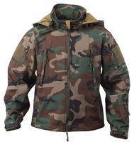 Rothco Special Ops Tactical Soft Shell Jacket, 4XL, Woodland Camo