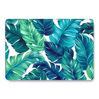 MacBook Air 11 Inch Case, Funut Matte Rubber Coated Soft Touch Plastic Hard Case Shell Fashion Style for MacBook Air 11.6 Inch A1370 A1465, Large Leaves