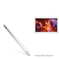 Huawei MediaPad M5 Pro Stylus Pen, BoxWave [AccuPoint Active Stylus] Electronic Stylus with Ultra Fine Tip for Huawei MediaPad M5 Pro - Metallic Silver