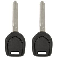 Keyless2Go New Uncut Replacement Transponder Ignition Car Key MIT13-PT (2 Pack)
