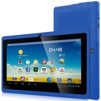 7inch Kids Tablet Google Android 4.4 Quad Core Multi-Touch Screen 4GB Hard Drive Pre-Installed Games and Apps, Google Play Store, Kids Desktop etc (7DRK-Blue-4GB)