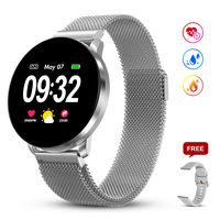 GOKOO Smart Watch for Men Women Fitness Activity Tracker Watch with All-Day Heart Rate Blood Pressure Monitor Sleep Tracker Waterproof Calorie Counter Step Stopwatch Pedometer Sport Smartwatch