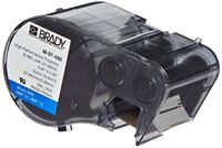 Brady M-97-488 Polyester B-488 Black on White Label Maker Cartridge, 57/64" Width x 57/64" Height, For BMP51/BMP53 Printers