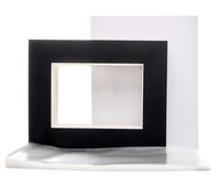 Pack of 50 8" x 10" Inch Pre-Cut Black Picture Mats Mattes for Photo + Backing + Bags (8 x 10 50-Pack Complete Set)