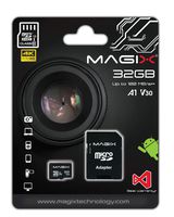 Micro SD Card MAGIX 4K Series Class10 V30 + SD Adapter UP to 100MB/s (32 GB)