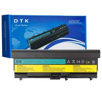 DTK Extended 9 Cell Laptop Notebook Battery Replacement for Lenovo IBM Thinkpad E40 E50 0578 E420 E425 E520 E525 L410 L412 L420 L421 L510 L512 L520 Sl410 Sl510 T410 T420 T510 T520 W510 10.8V 7800MAH