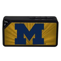AudioSpice NCAA Michigan Wolverines BX-100 Bluetooth Speaker, Black