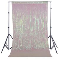 Zdada Iridescent Photographing Backdrop Sequin Proper Curtains for Christmas Decoration-6ftx9ft