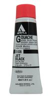 Holbein Acryla Gouache Artists Acrylic Polymer Emulsion, 40ml Jet Black (D836)