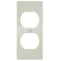 Wiremold 5507D Non-Metallic Duplex Faceplate 5500 Ivory (5 Pack)