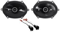 Kicker 6x8 Front Factory Speaker Replacement Kit for 2005-2006 Ford Mustang