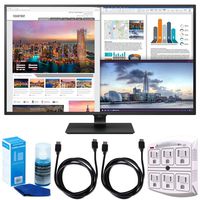 LG 43UD79-B 43" 4K Ultra HD IPS LED Monitor w/Accessories Bundle Includes, SurgePro 6-Outlet Surge Adapter w/Night Light, 2X 6ft High Speed HDMI Cable & Universal Screen Cleaner for LED TVs