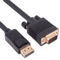 A-technology DisplayPort to VGA Cable 6ft DP to VGA Adapter Cable - Male to Male Converter Cable for DisplayPort-Equipped Desktops,Lenovo, Dell, HP, ASUS (6ft)