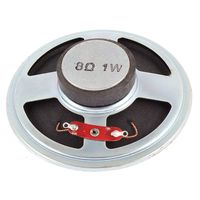 uxcell 8 Ohm 1W 77mm OD Metal Shell Toys Interphone Internal Magnet Speaker