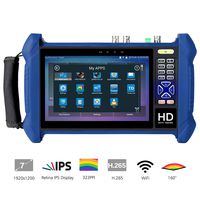 7inch Professional Multi-functional CCTV Tester Monitor,Retina Display IP Camera Tester H.265 Touch Screen, Built-in WiFi, HD TVI/AHD/CVI/SDI/SD Analog/CVBS camera, Support HDMI up to 8MP (3840x2160P)