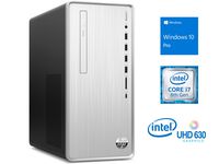 HP Pavilion TP01 Desktop, Intel Core i7-8700 Upto 4.6GHz, 8GB RAM, 1TB NVMe SSD + 1TB HDD, DVDRW, HDMI, VGA, Card Reader, Wi-Fi, Bluetooth, Windows 10 Pro