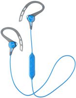 JVC Wireless Sports Ear Clip Headphones, Bluetooth Connectivity, Sweat Proof IPX2, Pivot Motion Fit - HAEC20BTA (Blue)