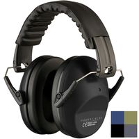 Ear Protection for Shooting - Compact Foldable Portable Hearing Protection Safety Earmuffs for Blocking Sound Reduction - Perfect for Hunting Range Studying Lawn Mowing for Men Women Adults (Black)