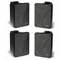 KICKER 4 KB6000 6.5" Black Full Range Indoor/Outdoor/Marine Speakers 11KB6000B