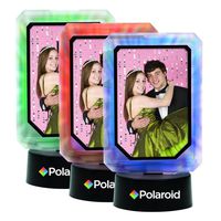 Polaroid PL2X3FRLED-56 Colorful Interactive LED Light Up Photo Frame - Display for Your 2x3