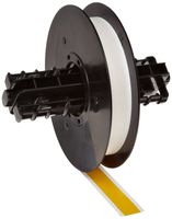 Brady 113195 MiniMark 100' Length x 0.5" Width, B-595 Vinyl, Yellow Indoor/Outdoor Industrial Label Printer Super Tough Tape