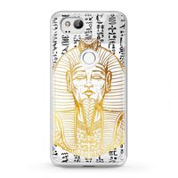 Lex Altern TPU Case for Google Pixel 4 XL 3a 3 XL 2 XL 5.5" 6" 2019 Pattern Flexible Cover Egypt Women Clear Soft Lovely Slim fit Lightweight Gift Tutankhamun Design Smooth Print Giza Cute Graphic